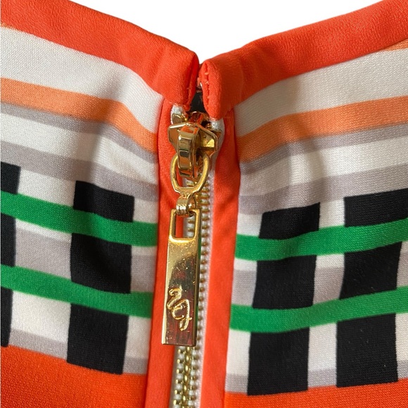 Eliza J size 4 Colorful Retro Dress - Picture 4 of 4